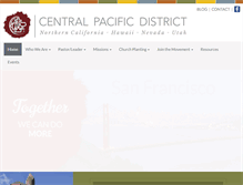 Tablet Screenshot of cpdistrict.org